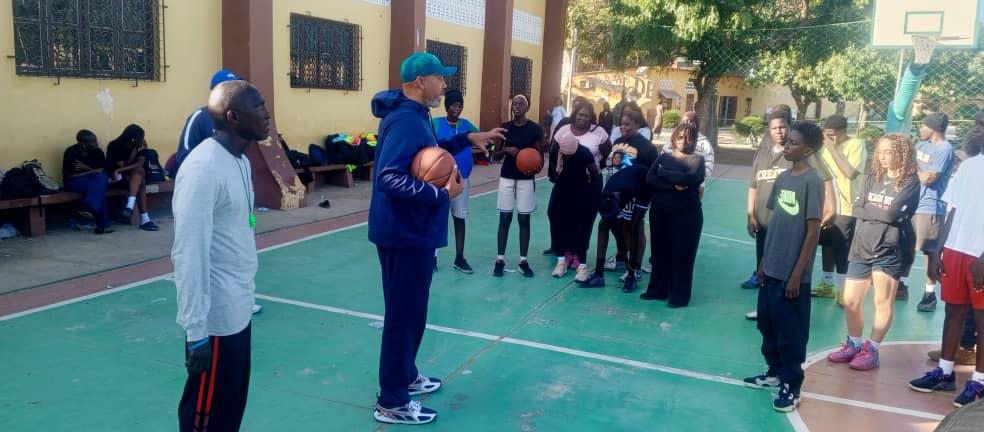 Coac Lopez en visite au centre